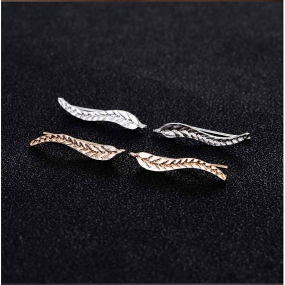 "Light As A Feather" Minimalist Cute Stud Earring - Picture 5 of 7